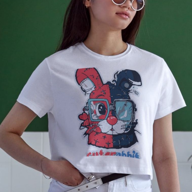 Unisex Oversize 24/1 Penye DTF Baskılı Tişört - DTF159 Unisex Oversize 24/1 Penye DTF Baskılı Tişört - DTF159