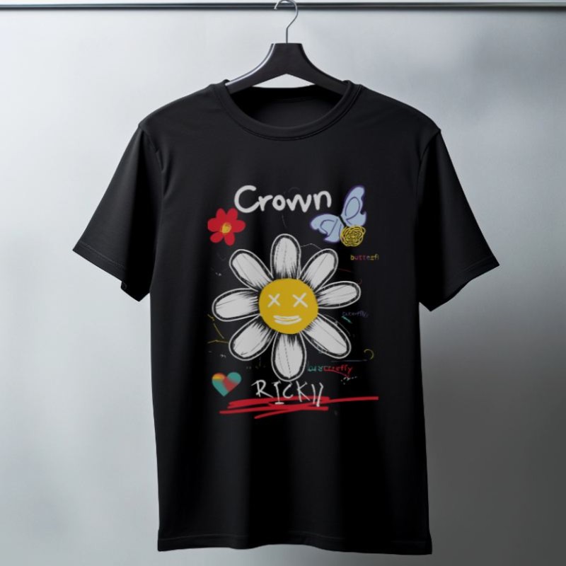 Unisex Oversize 24/1 Penye DTF Baskılı Tişört - DTF164 Unisex Oversize 24/1 Penye DTF Baskılı Tişört - DTF164