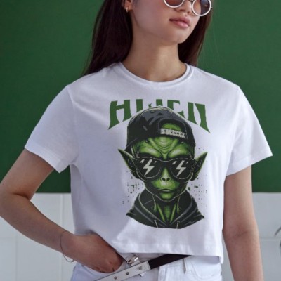 Unisex Oversize 24/1 Penye DTF Baskılı Tişört - DTF173 Unisex Oversize 24/1 Penye DTF Baskılı Tişört - DTF173