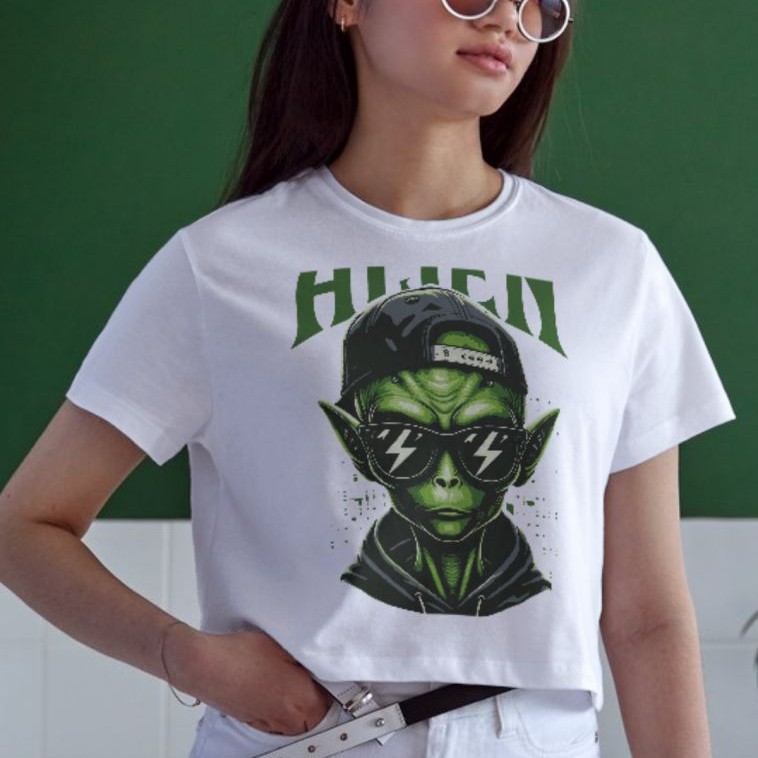 Unisex Oversize 24/1 Penye DTF Baskılı Tişört - DTF173 Unisex Oversize 24/1 Penye DTF Baskılı Tişört - DTF173