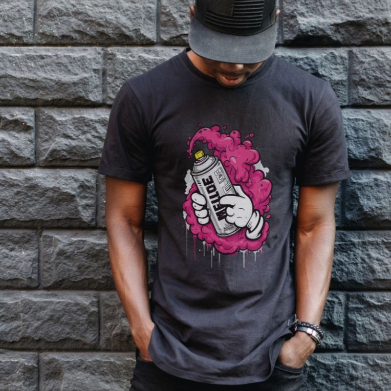Unisex Oversize 24/1 Penye DTF Baskılı Tişört - DTF179 Unisex Oversize 24/1 Penye DTF Baskılı Tişört - DTF179