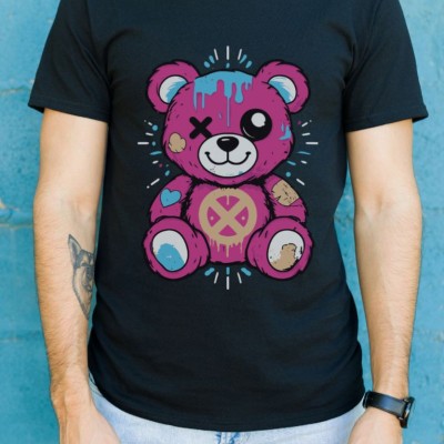 Unisex Oversize 24/1 Penye DTF Baskılı Tişört - DTF182 Unisex Oversize 24/1 Penye DTF Baskılı Tişört - DTF182