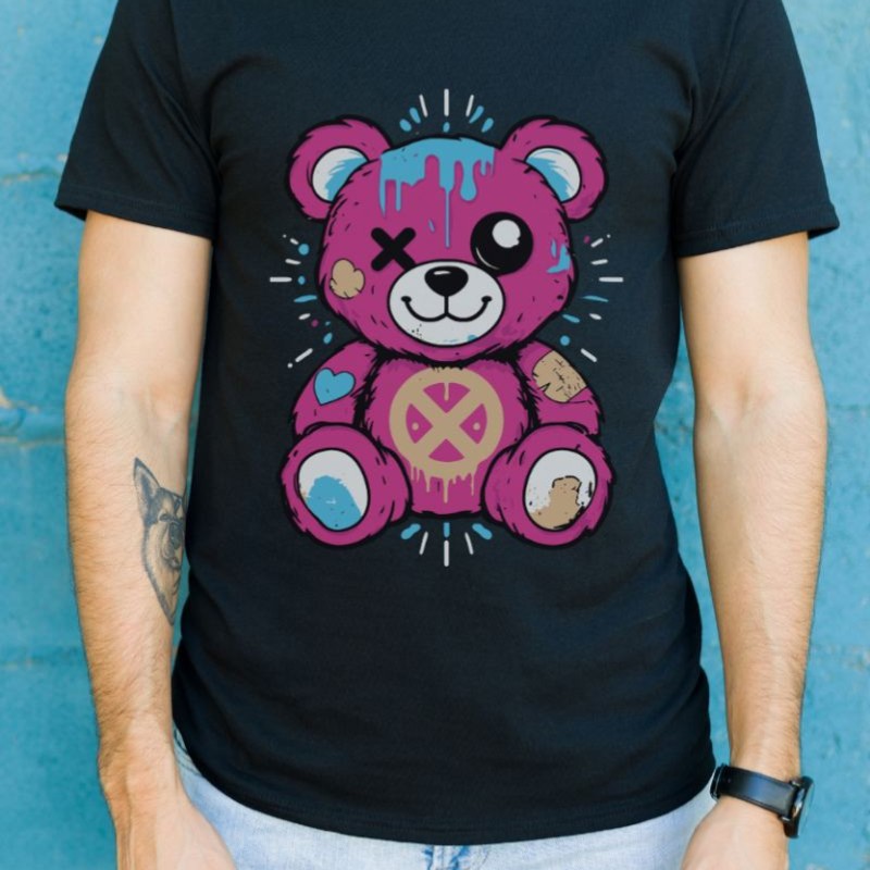 Unisex Oversize 24/1 Penye DTF Baskılı Tişört - DTF182 Unisex Oversize 24/1 Penye DTF Baskılı Tişört - DTF182