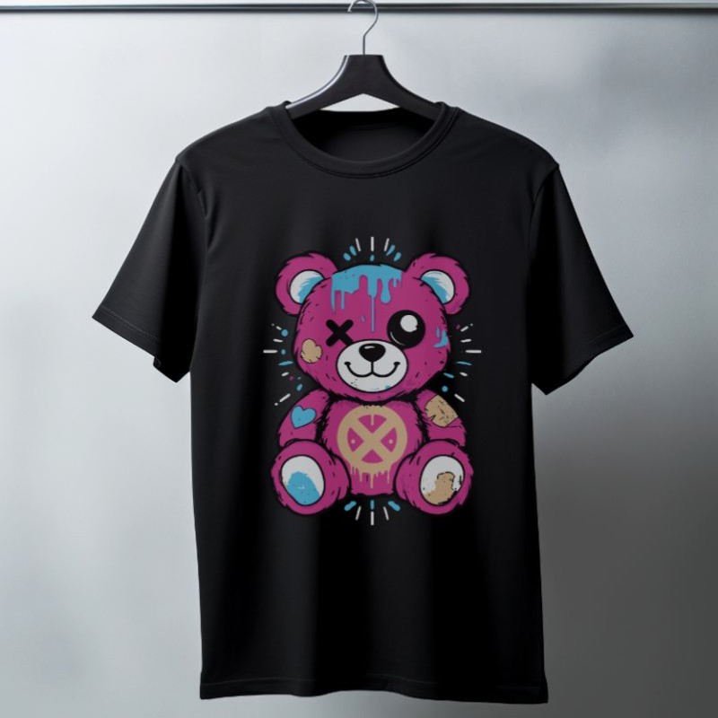 Unisex Oversize 24/1 Penye DTF Baskılı Tişört - DTF182 Unisex Oversize 24/1 Penye DTF Baskılı Tişört - DTF182