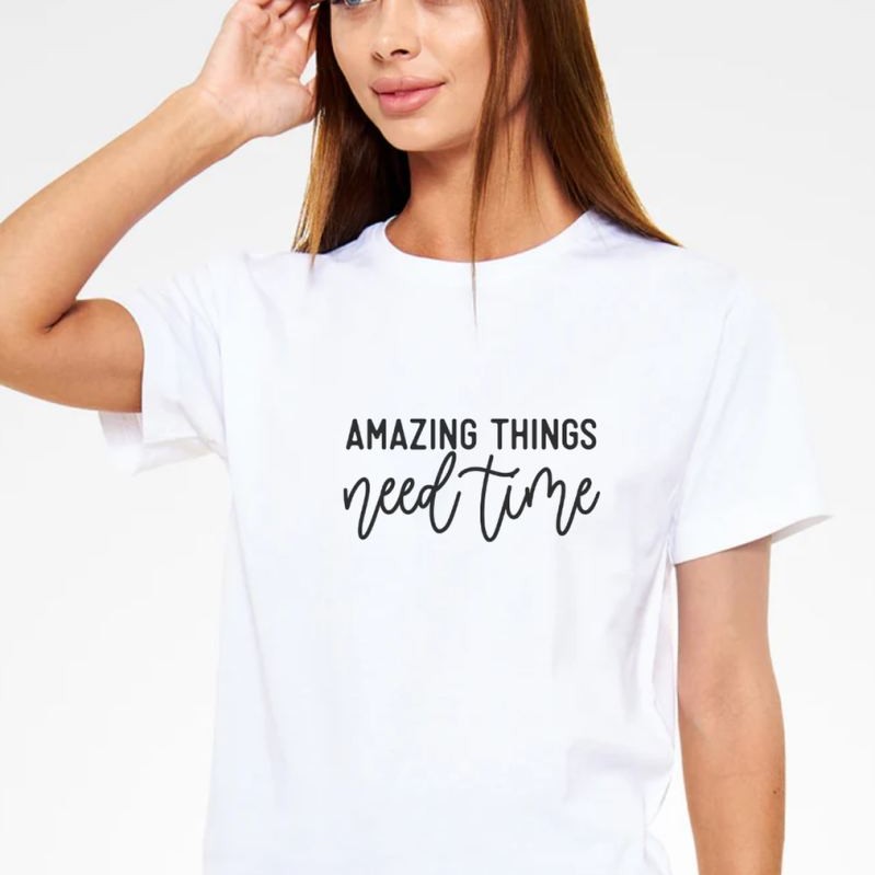 Unisex Oversize 24/1 Penye DTF Baskılı Tişört - DTF196 Unisex Oversize 24/1 Penye DTF Baskılı Tişört - DTF196