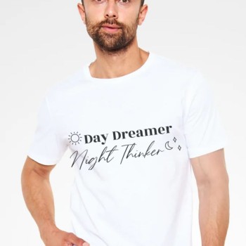 Unisex Oversize 24/1 Penye DTF Baskılı Tişört - DTF218