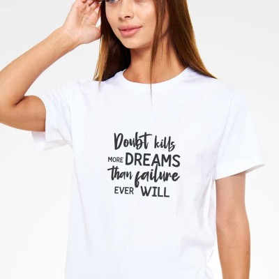 Unisex Oversize 24/1 Penye DTF Baskılı Tişört - DTF224