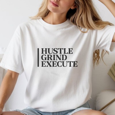 Unisex Oversize 24/1 Penye DTF Baskılı Tişört - DTF238