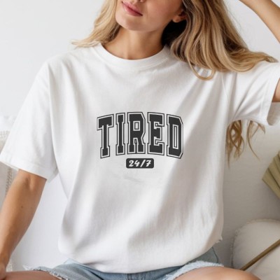 Unisex Oversize 24/1 Penye DTF Baskılı Tişört - DTF262 Unisex Oversize 24/1 Penye DTF Baskılı Tişört - DTF262