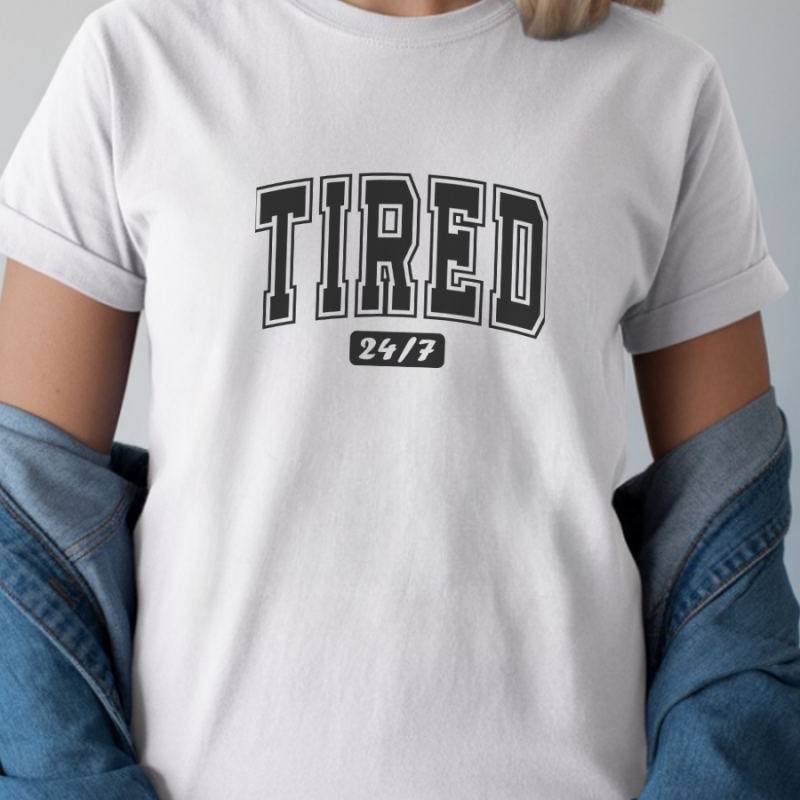 Unisex Oversize 24/1 Penye DTF Baskılı Tişört - DTF262 Unisex Oversize 24/1 Penye DTF Baskılı Tişört - DTF262