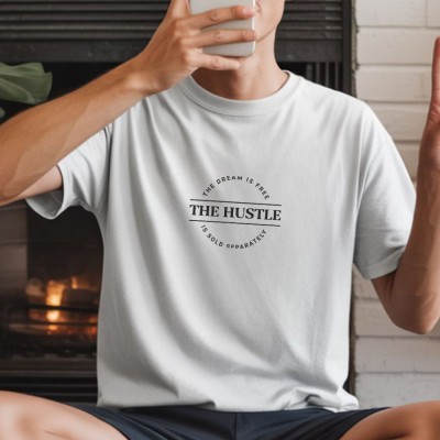 Unisex Oversize 24/1 Penye DTF Baskılı Tişört - DTF270 Unisex Oversize 24/1 Penye DTF Baskılı Tişört - DTF270