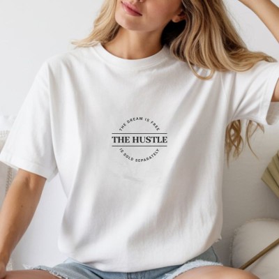 Unisex Oversize 24/1 Penye DTF Baskılı Tişört - DTF270 Unisex Oversize 24/1 Penye DTF Baskılı Tişört - DTF270