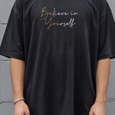 Unisex Oversize 24/1 Penye DTF Baskılı Tişört - DTF279 Unisex Oversize 24/1 Penye DTF Baskılı Tişört - DTF279