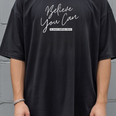 Unisex Oversize 24/1 Penye DTF Baskılı Tişört - DTF280 Unisex Oversize 24/1 Penye DTF Baskılı Tişört - DTF280