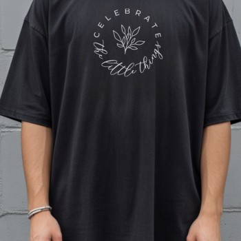 Unisex Oversize 24/1 Penye DTF Baskılı Tişört - DTF282 Unisex Oversize 24/1 Penye DTF Baskılı Tişört - DTF282