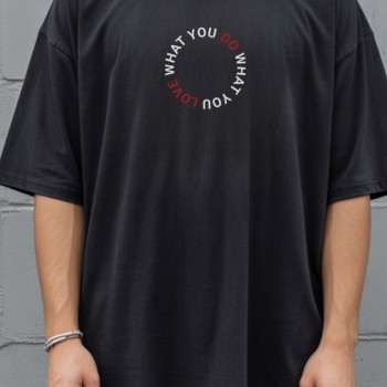 Unisex Oversize 24/1 Penye DTF Baskılı Tişört - DTF289 Unisex Oversize 24/1 Penye DTF Baskılı Tişört - DTF289