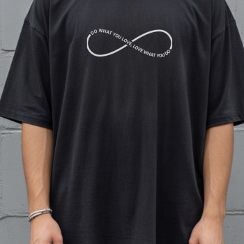 Unisex Oversize 24/1 Penye DTF Baskılı Tişört - DTF290 Unisex Oversize 24/1 Penye DTF Baskılı Tişört - DTF290