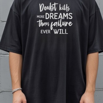 Unisex Oversize 24/1 Penye DTF Baskılı Tişört - DTF291 Unisex Oversize 24/1 Penye DTF Baskılı Tişört - DTF291