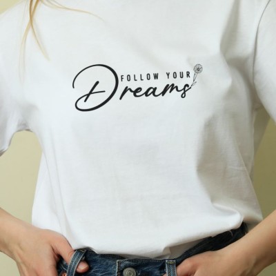 Unisex Oversize 24/1 Penye DTF Baskılı Tişört - DTF60 Unisex Oversize 24/1 Penye DTF Baskılı Tişört - DTF60