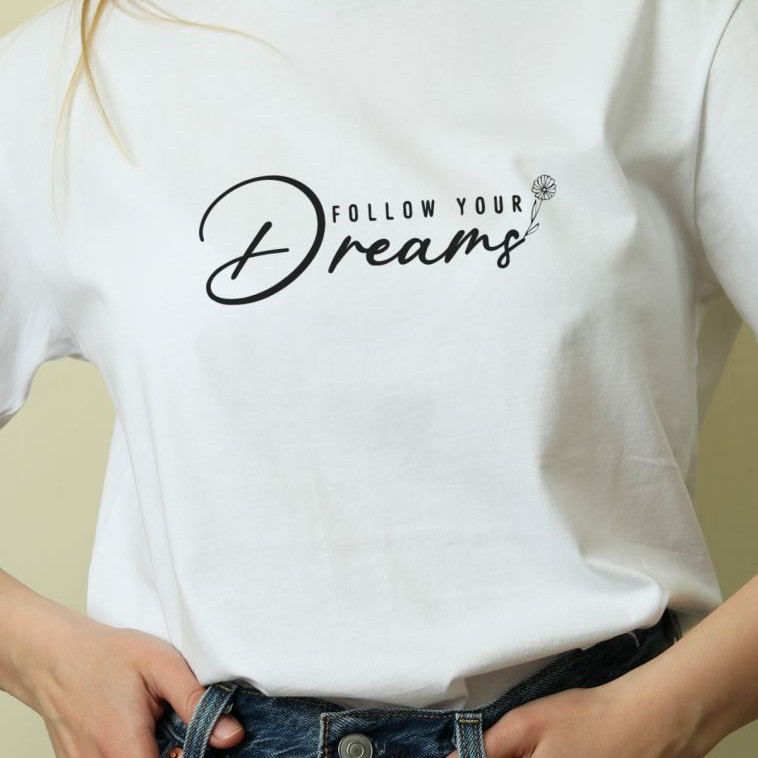 Unisex Oversize 24/1 Penye DTF Baskılı Tişört - DTF60 Unisex Oversize 24/1 Penye DTF Baskılı Tişört - DTF60