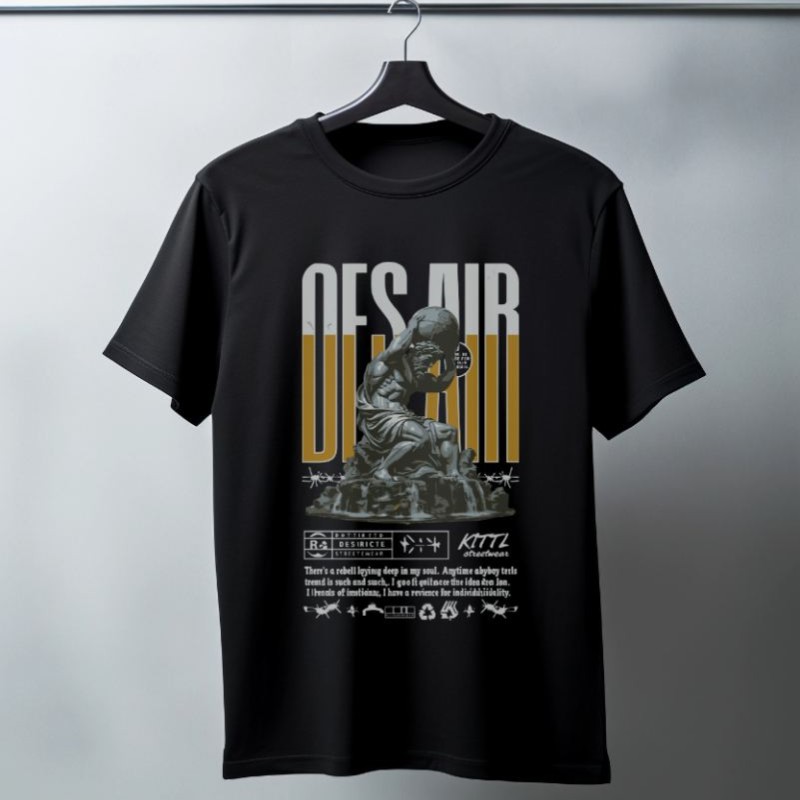 Unisex Oversize 24/1 Penye DTF Baskılı Tişört - DTF74 Unisex Oversize 24/1 Penye DTF Baskılı Tişört - DTF74