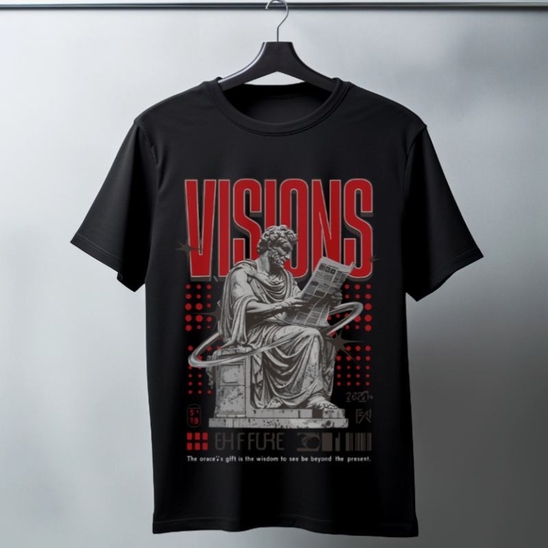 Unisex Oversize 24/1 Penye DTF Baskılı Tişört - DTF77 Unisex Oversize 24/1 Penye DTF Baskılı Tişört - DTF77