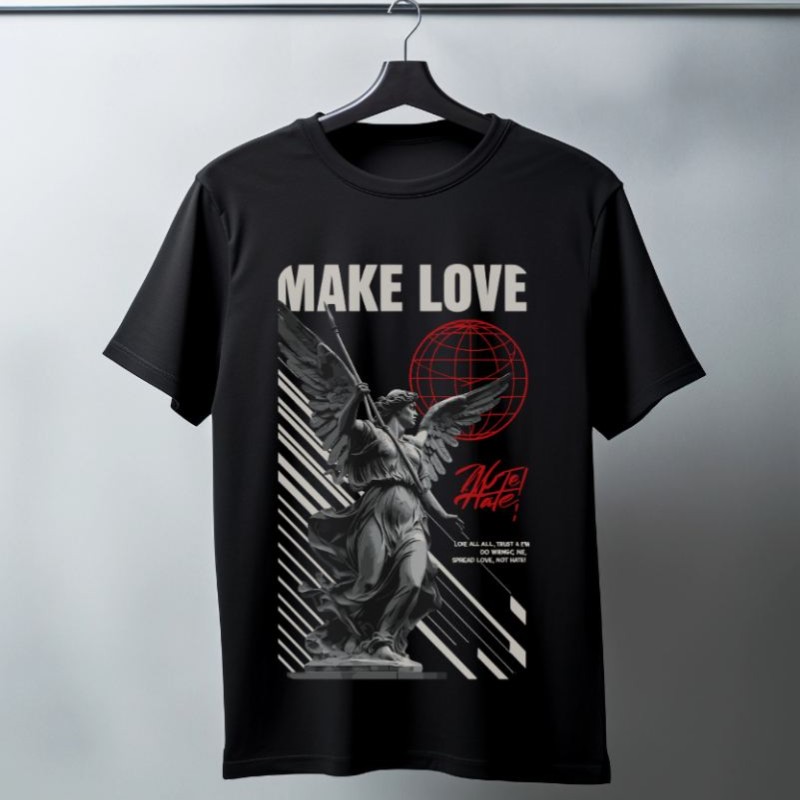 Unisex Oversize 24/1 Penye DTF Baskılı Tişört - DTF78 Unisex Oversize 24/1 Penye DTF Baskılı Tişört - DTF78