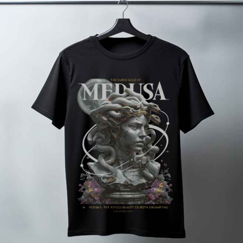 Unisex Oversize 24/1 Penye DTF Baskılı Tişört - DTF79 Unisex Oversize 24/1 Penye DTF Baskılı Tişört - DTF79