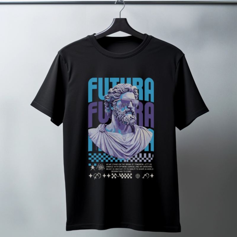 Unisex Oversize 24/1 Penye DTF Baskılı Tişört - DTF85 Unisex Oversize 24/1 Penye DTF Baskılı Tişört - DTF85