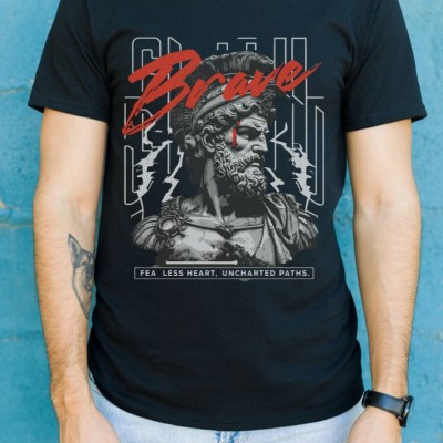 Unisex Oversize 24/1 Penye DTF Baskılı Tişört - DTF92 Unisex Oversize 24/1 Penye DTF Baskılı Tişört - DTF92