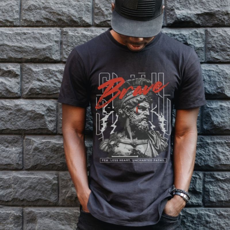 Unisex Oversize 24/1 Penye DTF Baskılı Tişört - DTF92 Unisex Oversize 24/1 Penye DTF Baskılı Tişört - DTF92
