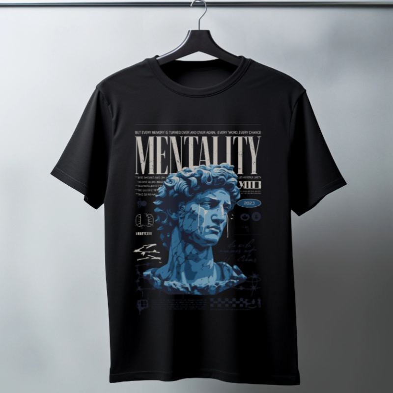 Unisex Oversize 24/1 Penye DTF Baskılı Tişört - DTF95 Unisex Oversize 24/1 Penye DTF Baskılı Tişört - DTF95