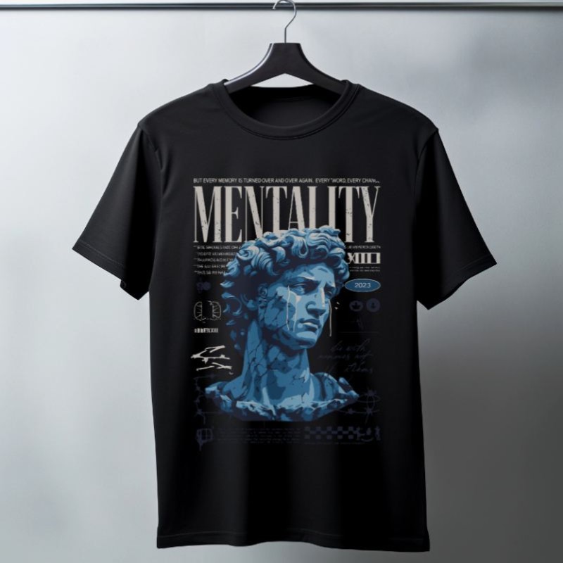 Unisex Oversize 24/1 Penye DTF Baskılı Tişört - DTF96 Unisex Oversize 24/1 Penye DTF Baskılı Tişört - DTF96