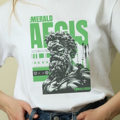 Unisex Oversize 24/1 Penye DTF Baskılı Tişört - DTF99 Unisex Oversize 24/1 Penye DTF Baskılı Tişört - DTF99