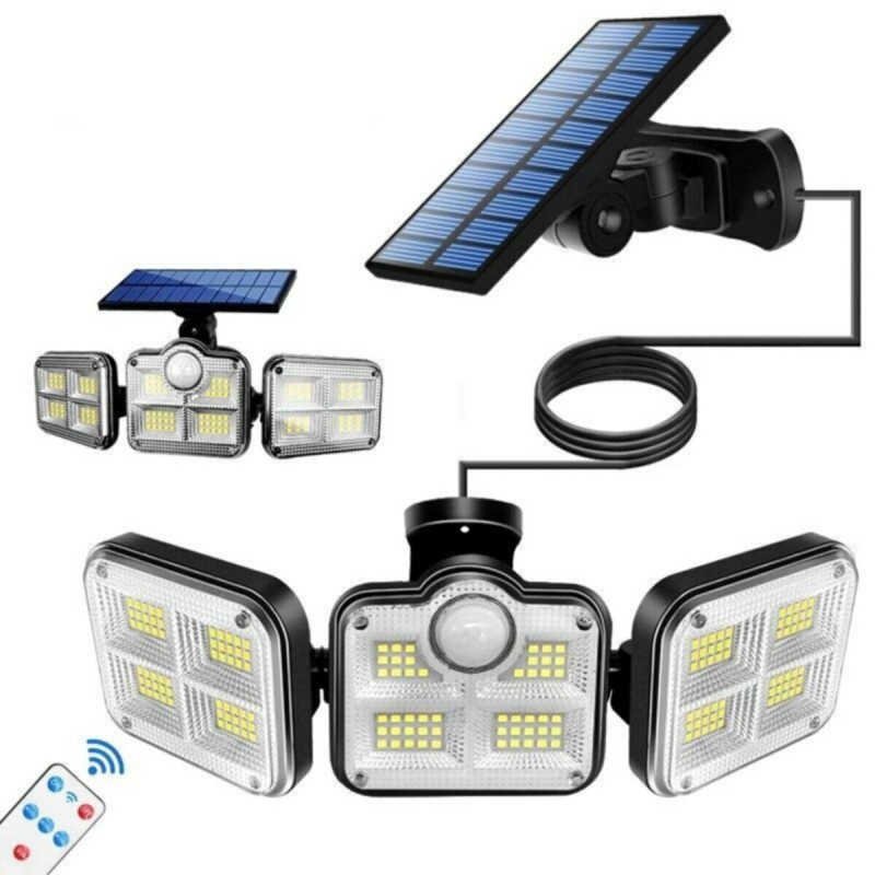 Uzaktan Kumandalı 122 Led Sensörlü Bahçe Lambası Uzaktan Kumandalı 122 Led Sensörlü Bahçe Lambası