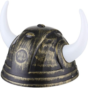Viking Asteriks Başlığı Altın Renk