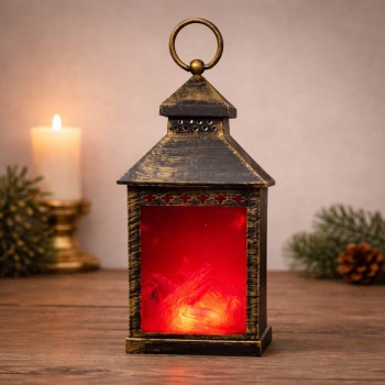 Vintage Tasarım Şömine LED Işık Vintage Tasarım Şömine LED Işık
