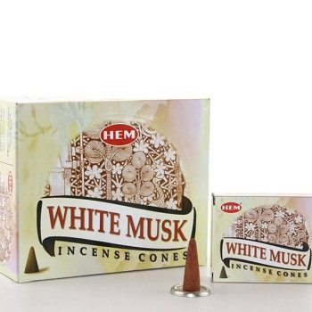 White Musk Aromalı Konik Tütsü White Musk Aromalı Konik Tütsü