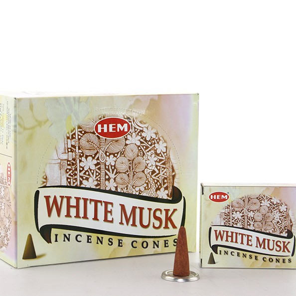 White Musk Aromalı Konik Tütsü White Musk Aromalı Konik Tütsü