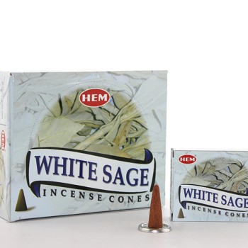 White Sage Aromalı Konik Tütsü White Sage Aromalı Konik Tütsü