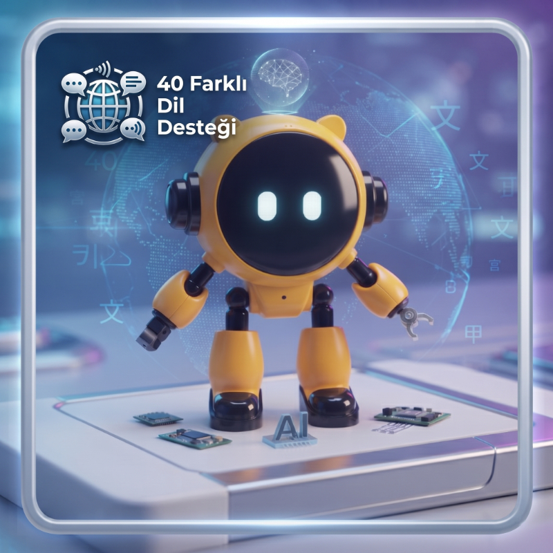Yapay Zeka Robotu - Wi-Fi Uygulamalı - Konuşma Özellikli - Teknolojik Oyuncak Yapay Zeka Robotu - Wi-Fi Uygulamalı - Konuşma Özellikli - Teknolojik Oyuncak