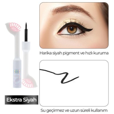 Yaprak Figürlü Eyeliner Yaprak Figürlü Eyeliner