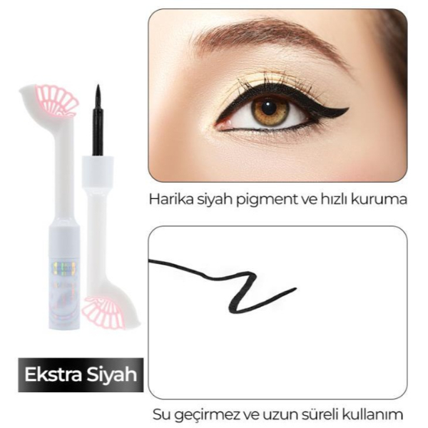 Yaprak Figürlü Eyeliner Yaprak Figürlü Eyeliner