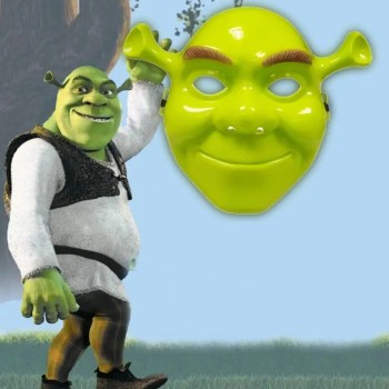 Yeşil Shrek Maskesi Yeşil Shrek Maskesi