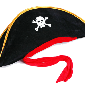 Yetişkin Boy Kadife Jack Sparrow Denizci Kaptan Jack Korsan Şapkası 50X20 CM Yetişkin Boy Kadife Jack Sparrow Denizci Kaptan Jack Korsan Şapkası 50X20 CM