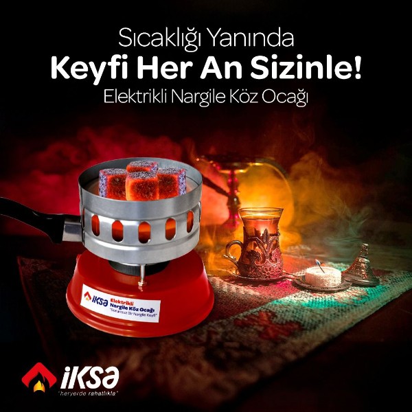 Yuvarlak Galvaniz Elektrikli Nargile Köz Ocağı Yuvarlak Galvaniz Elektrikli Nargile Köz Ocağı