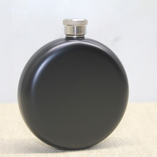 Yuvarlak Tekli Matara 5 Oz Siyah Yuvarlak Tekli Matara 5 Oz Siyah