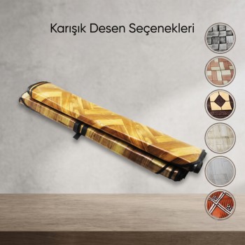Zemin Koruyucu Soba Muşambası - 100x115 cm - Biyeli Kenar